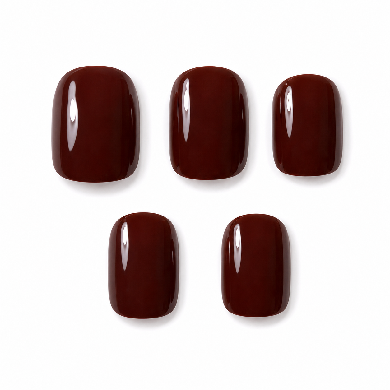 Bordeaux Velvet press-on nails set